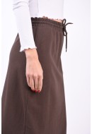 Skirt Only Onlcathy Long Chocolate Brown